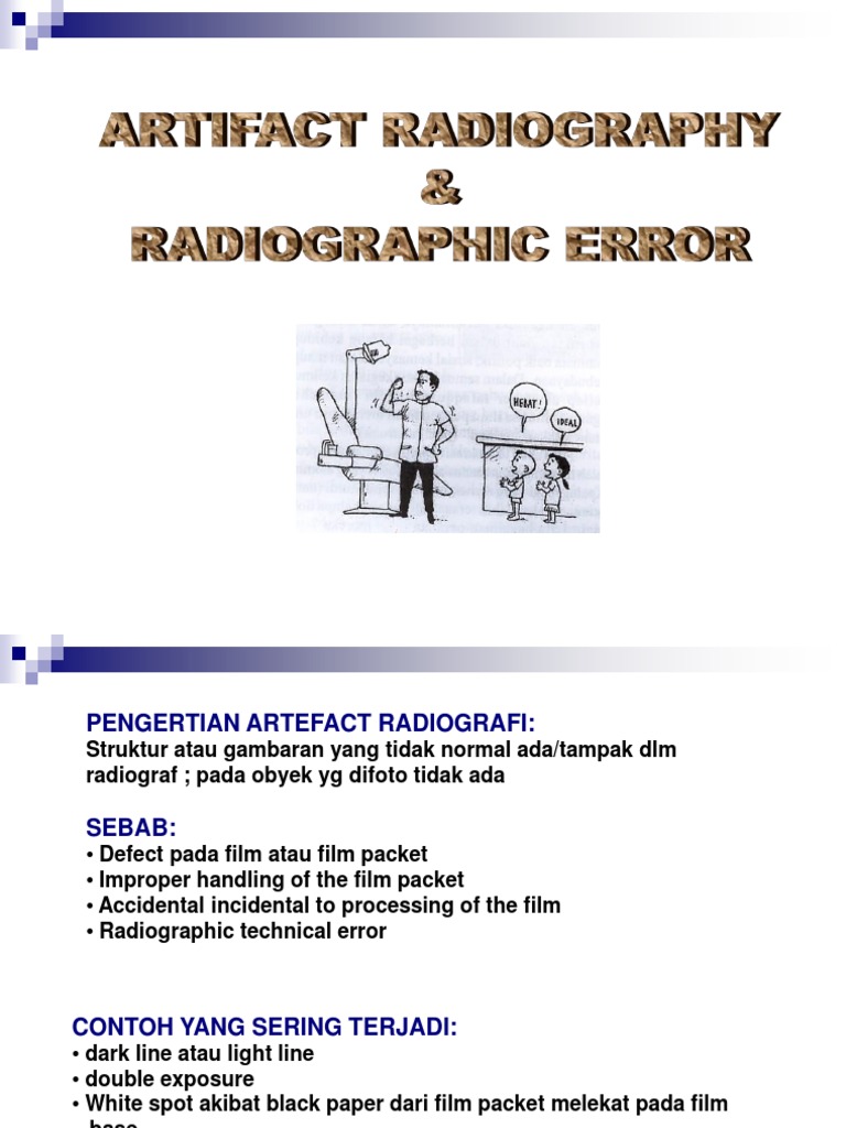 Artefak dalam Radiografi Keseleo Kaki | PDF | Sains & Matematika