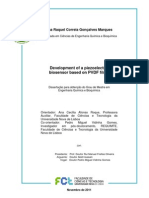 Development of a Piezoelectric Biosensor Based on PVDF Films