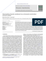 Poly(Vinylidene Fluoride) Membranes by an Ultrasound Assisted Phase