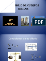 Equilibrio de Cuerpos Rigidos