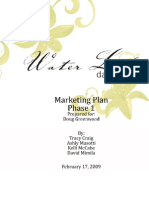 Water Lily Marketing Plan Excerpt
