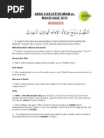 Download Imam Mahdi Quiz - ANSWERS by An Islamic Outlook SN149929476 doc pdf
