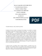 Carta Encíclica Lux Veritatis DEL SANTO PADRE PÍO XI