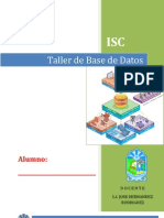 Taller de Base de Datos Unidad 01