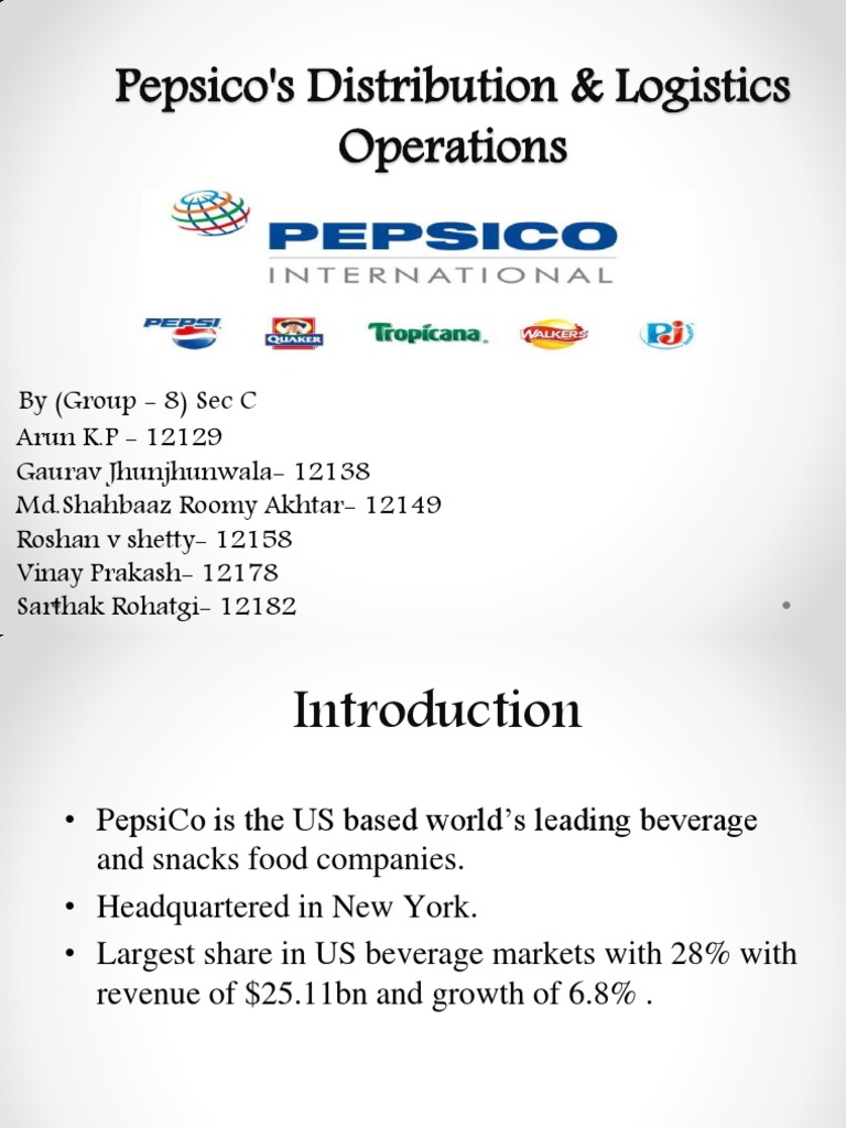 Pesico Distribution and Logistics Operations | PDF | Pepsi Co | Retail