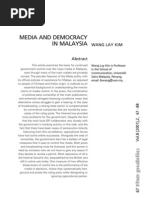 Media Role Democratic