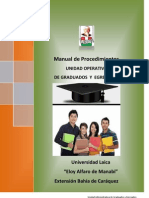 Manual de Procedimiento Egresado