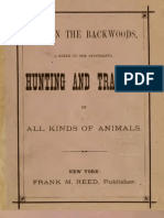 Life in The Backwoods A Guide To Successful Hunting Trapping 1875