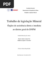 trabalho de legislaçao mineral