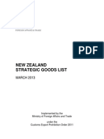 Export Controls NZSGL 2013