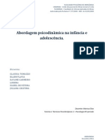 Abordagem Psicodin+ómica Na Adolesc+ Ncia