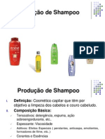 Produção de shampoo: composição e processos