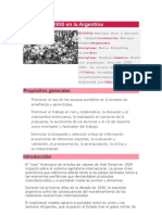 SECUENCIA DIDACTICA La Crisis de 1930 en La Argentina