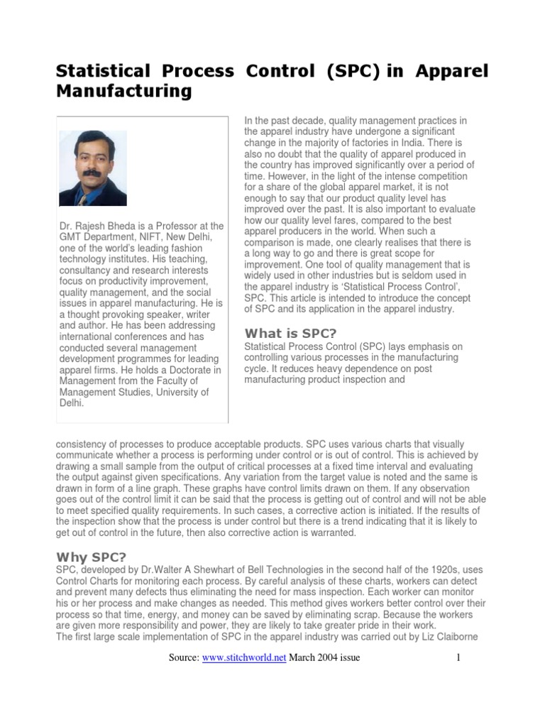 33-37 Statistical Process Control | PDF | Production And Manufacturing ...