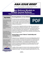 ANA Nurse Practitioner New Delivery Models