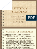 EstEtica y SemiOtica