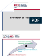 Evaluación de lectura