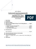 Bike-Ped Roundtable Agenda | March 2011