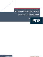 PANORAMA DE LA EDUCACIÓN - Indicadores de La OCDE 2013