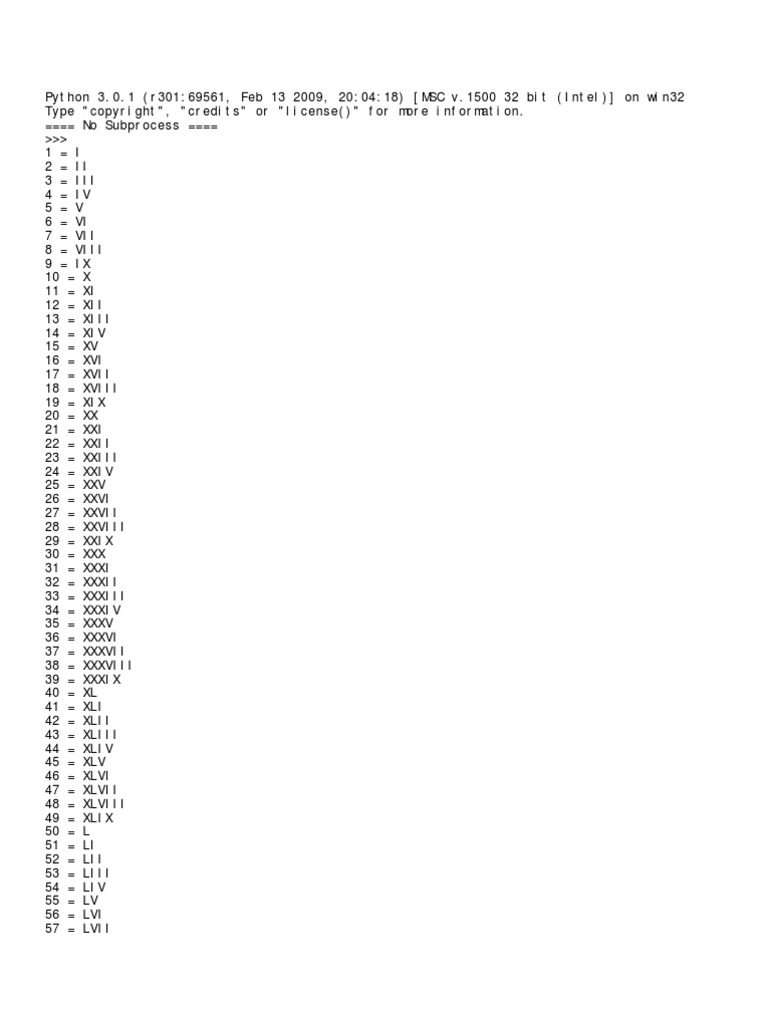 ROMAN NUMERALS | Mathematics | Business | Free 30-day Trial | Scribd