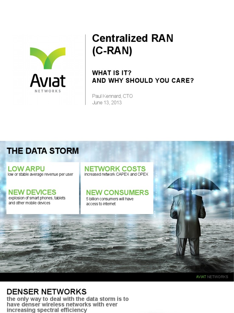 Centralized RAN (C-RAN) : What Is It and Why You Should Care | PDF ...