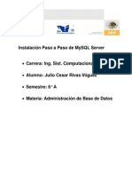 Instalación Paso A Paso de MySQL Server