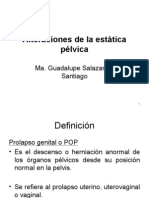 Alteraciones de La Estatica Pelvica To Medio