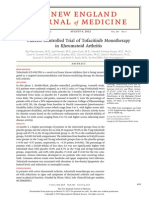 Placebo-Controlled Trial of Tofacitinib Monotherapy in RA Agust 2012