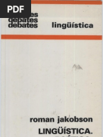JAKOBSON Roman Linguistica Poetica Cinema