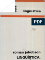 JAKOBSON Roman Linguistica Poetica Cinema