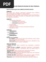 5 aula - Cimento de Ionômero de vidro e Resinoso (1)