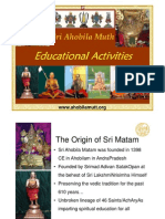 Sri Ahobila Muth Educational Activities