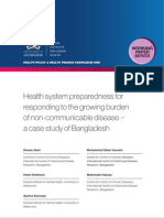 Health system preparedness for responding to the growing burden of non-communicable disease – a case study of Bangladesh