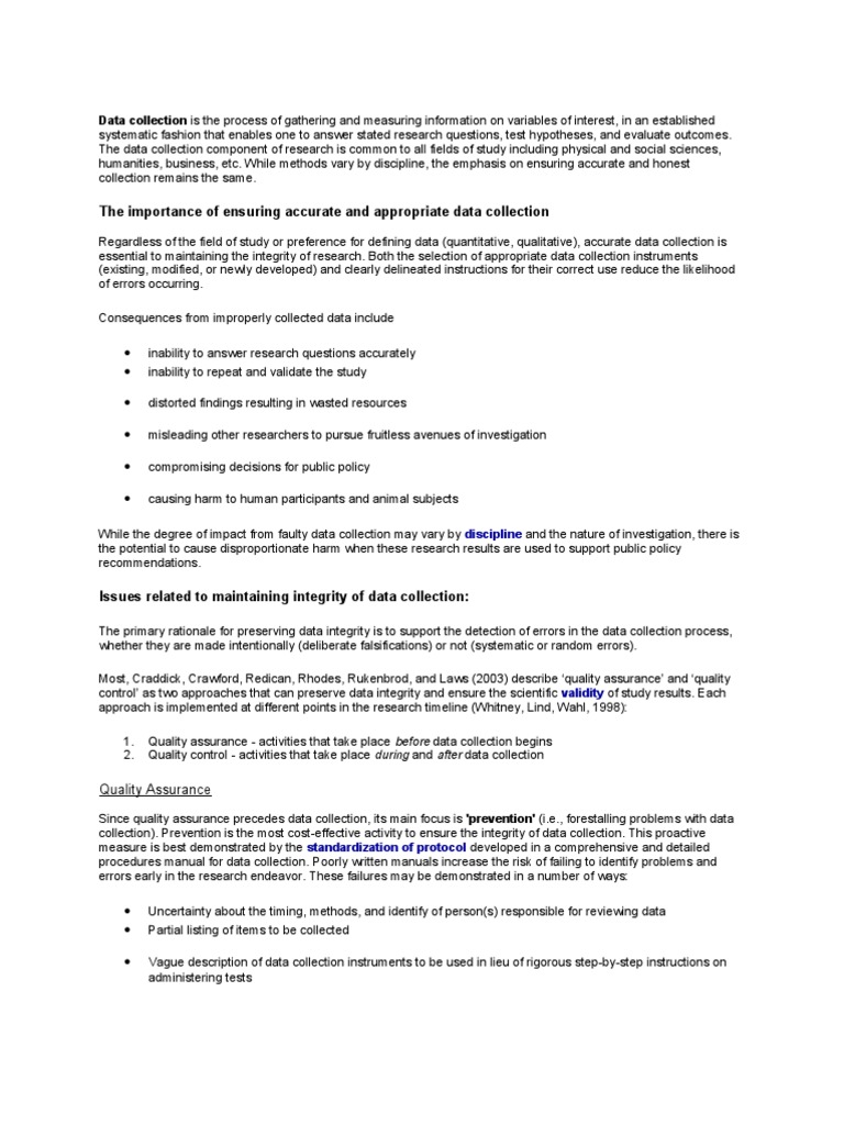 Data Analysis and Compilation | PDF | Data Collection | Science