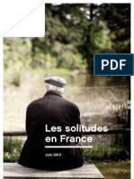 Etude Les Solitudes en France - Juin 2013