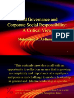 Good Governance and Corporate Social Responsibility: A Critical View