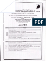 Training Program Schedule