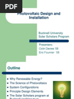 Photovoltaic Design and Installation Full Presentation COMPRESSED