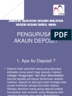 Pengurusan Akaun Deposit