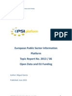 2013-06-Public Funding and Open Data