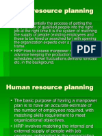 Human Resource Planning