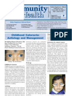 Childhood Cataracts: Aetiology and Management: Indian Supplement Editorial Board