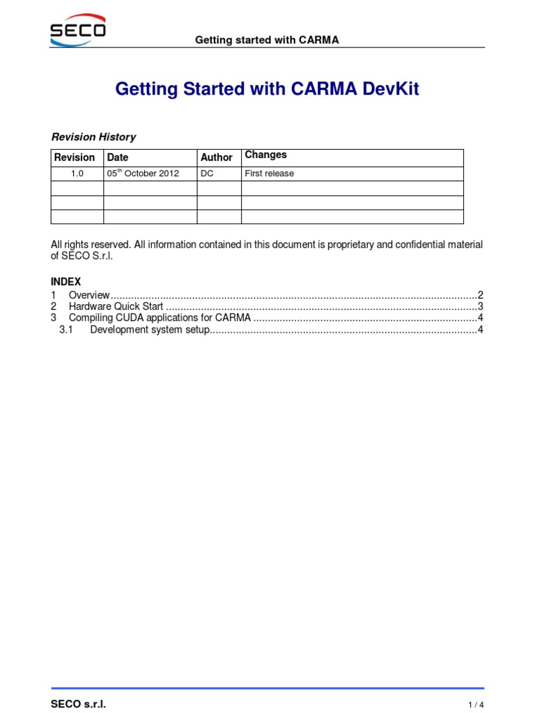 CARMA DevKit Setup Guide | PDF | Ubuntu (Operating System) | Electrical ...