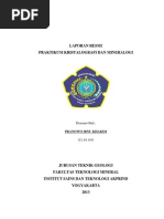 Laporan Kristalografi Dan Mineralogi