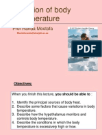 Physiology - Regulation of Body Temperature