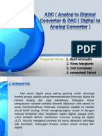 ADC ( Analog to Digotal Converter & DAC)