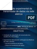 Avaliação Experimental Da Transmissão de Dados Via Rede