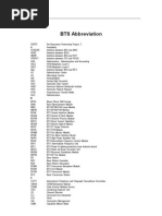 BTS Abbreviation