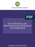 Protocolos Quirurgicos en Podologia