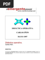 Art. Inon, Carlos-El Emergente Psicosocial-Escritos y Materiales de Ps Soc